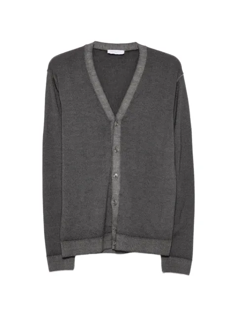 Daniele Fiesoli button-fastening V-neck cardigan Grey DF0006
