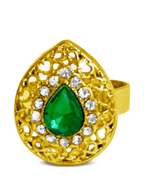 HZMER JEWELLERY Roop Rang filigree ring Gold MCRRG182