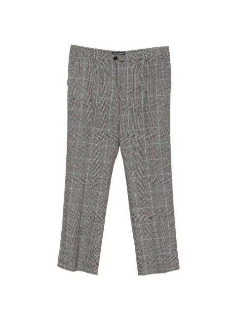 Dolce & Gabbana Pre-Owned 1990s check-pattern trousers Grey DG250CS