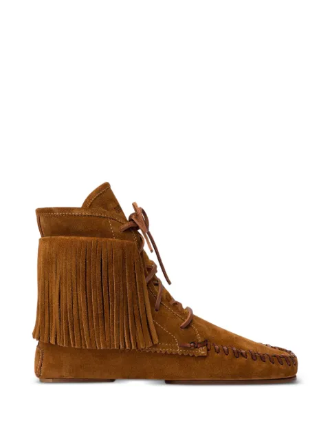 Paris Texas Indiana fringed ankle boots Brown PX1648XV0OP