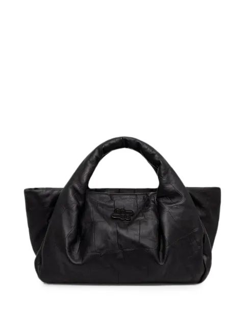 MUNTHE croc-effect padded tote bag Black 263190526351