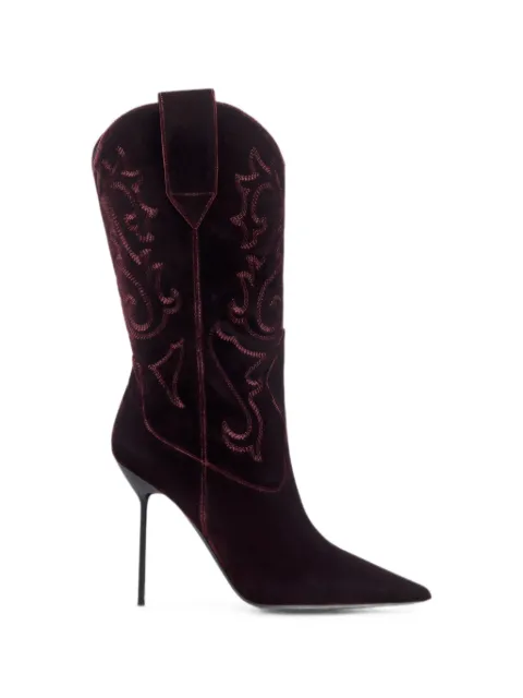 Paris Texas Lidia 105 heeled cowboy boots Red PX1809XVLV6
