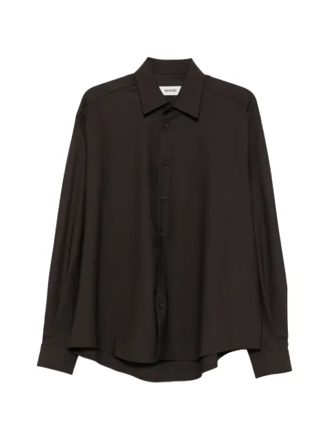 Spina button-up long-sleeve shirt Brown F26SH20