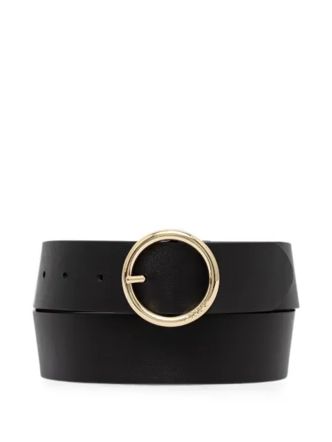 DKNY round-buckle belt Black R62IZS24