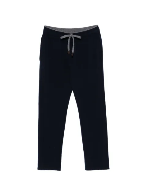 Fedeli Davis drawstring track pants Blue MU006552