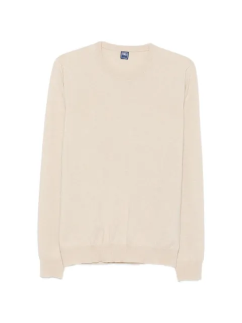 Fedeli crew-neck long-sleeve sweater Neutrals MU006477
