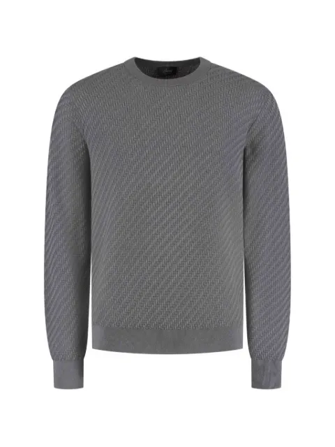 Brioni basket-weave sweater Grey UMQ90LPAK22