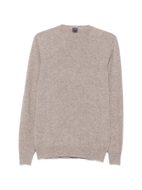 Fedeli crew-neck long-sleeve sweater Neutrals MU006476