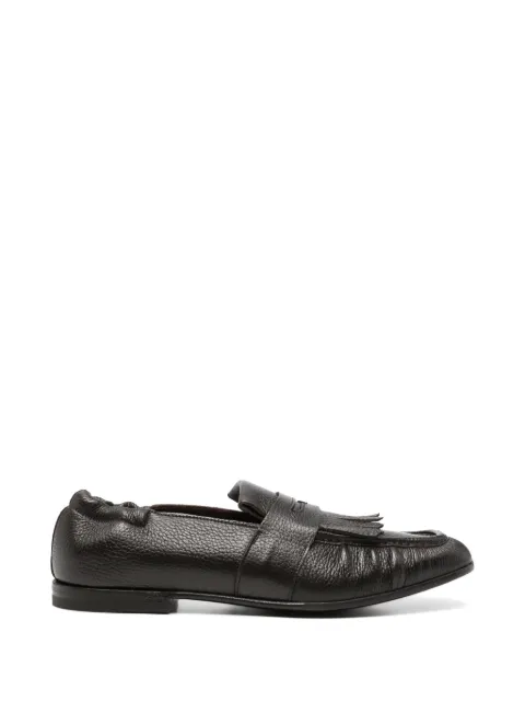 Spina fringed-detail loafers Brown F26SH026