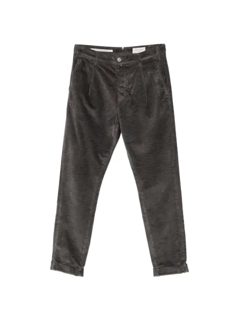 Jacob Cohën Henry pleated corduroy trousers Grey P0003003S3653