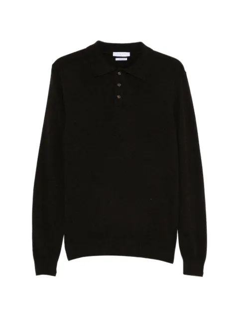 Daniele Fiesoli long-sleeve polo shirt Black DF0066