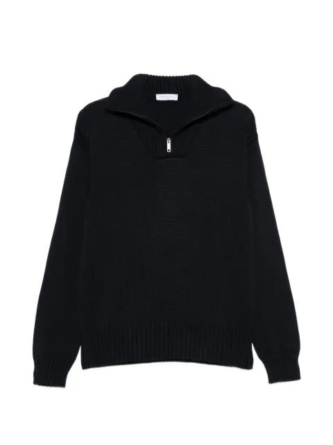 Daniele Fiesoli quarter-zip sweater Blue DF0064