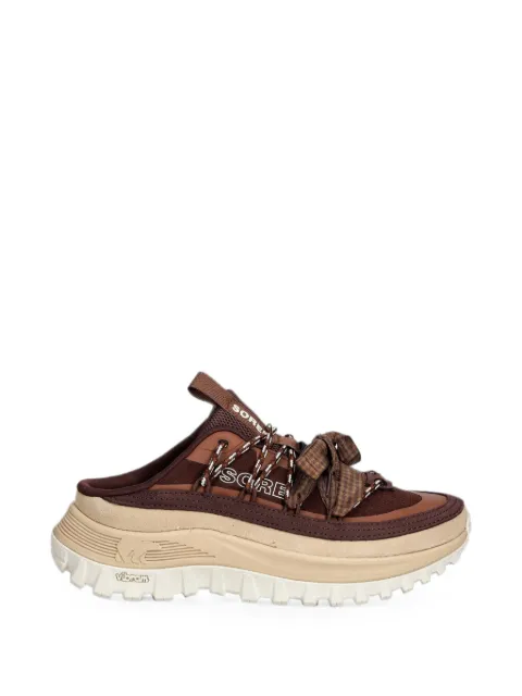 SOREL bow-detail logo-print sneakers Brown 2180921630