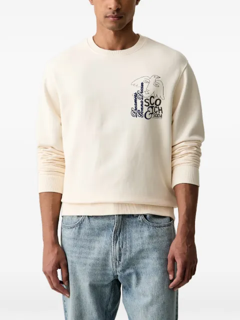 Scotch & Soda graphic-print sweatshirt Neutrals 183456