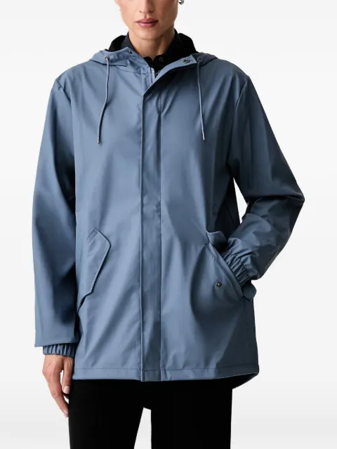 Rains hooded fishtail coats Blue 18010