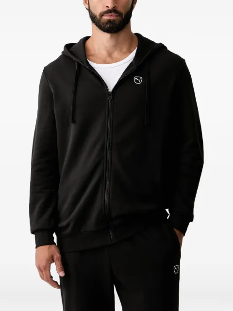 PUMA logo-print tracksuit Black 695216