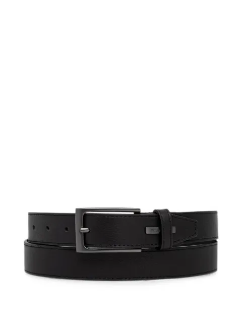 Trussardi logo-plaque belt Black B322B100073N
