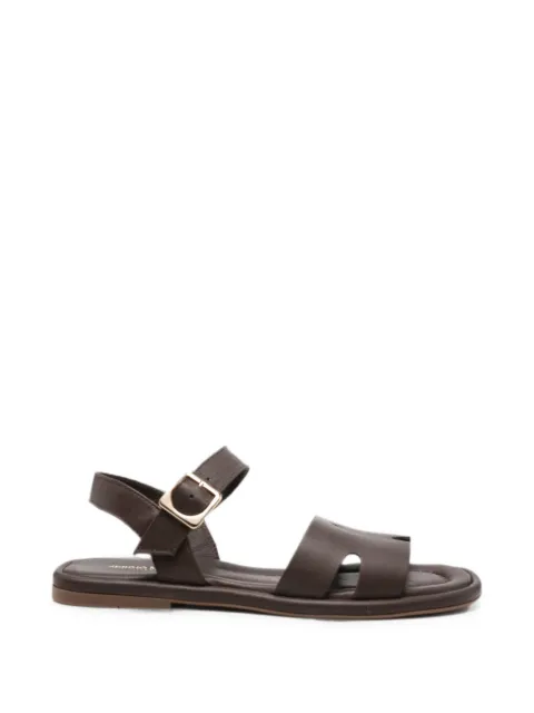 SERGIO MORETTI FIRENZE buckle-fastening leather sandals Brown 660826114BRW