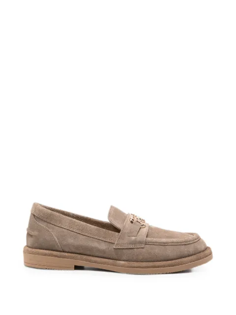 SERGIO MORETTI FIRENZE suede horsebit loafers Neutrals 660826119BEI