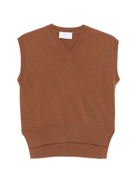 Daniele Fiesoli V-neck vest Brown DD7053