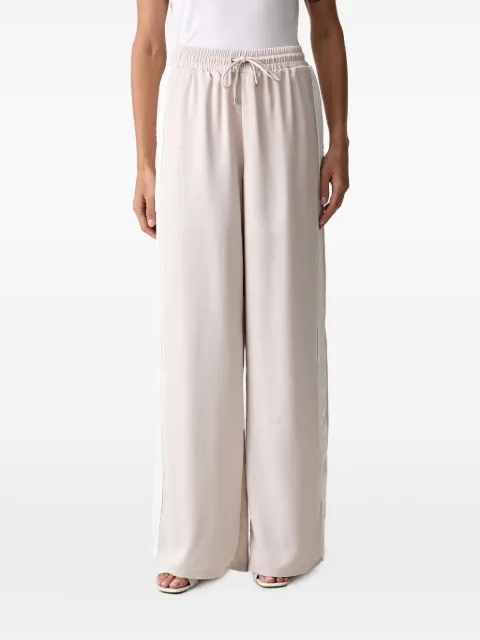 LIU JO satin flare trousers Neutrals TF6041TS204