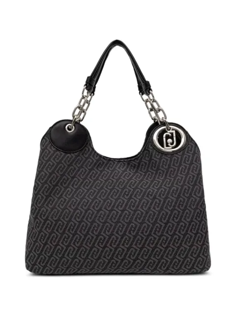 LIU JO medium monogram-print tote bag Black AF6024T378A