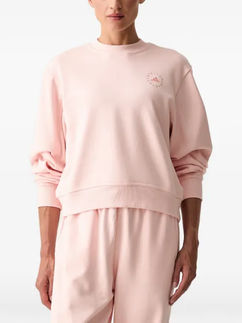 adidas by Stella McCartney logo-print sweater Pink KR6276