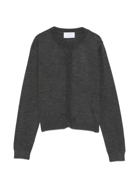 Daniele Fiesoli button-up merino-wool cardigan Grey DD7035
