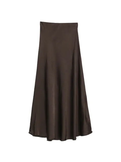 Daniele Fiesoli flared maxi skirt Brown DD7504