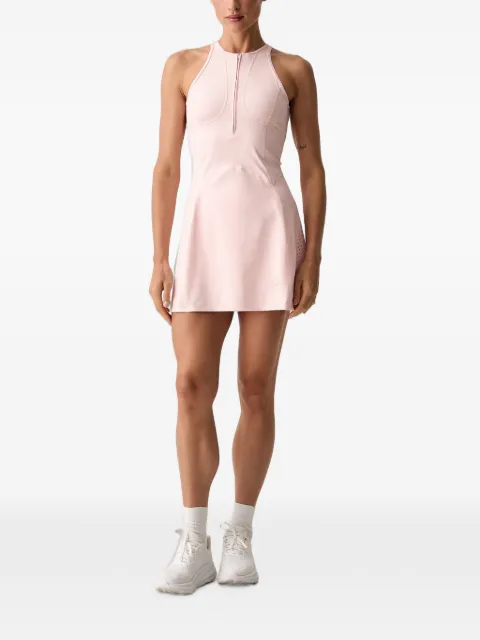adidas by Stella McCartney cut-out zip-up mini dress Pink KR6168