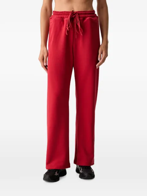 adidas by Stella McCartney drawstring logo-print track pants Red KR6282