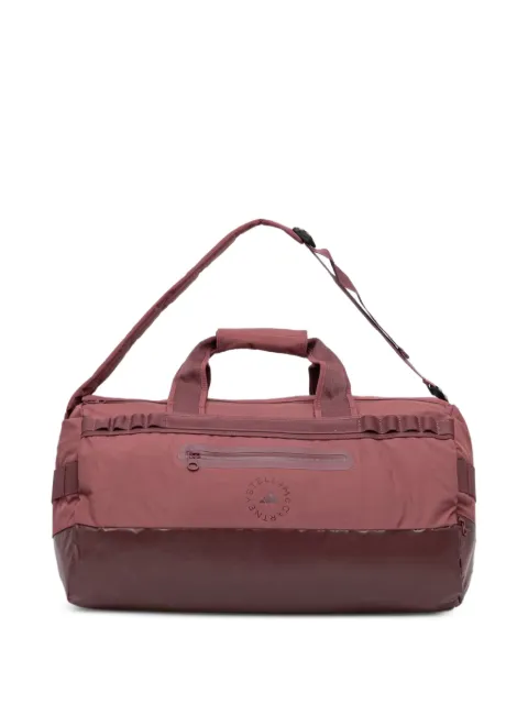 adidas by Stella McCartney logo-print panelled holdall Red KS3055