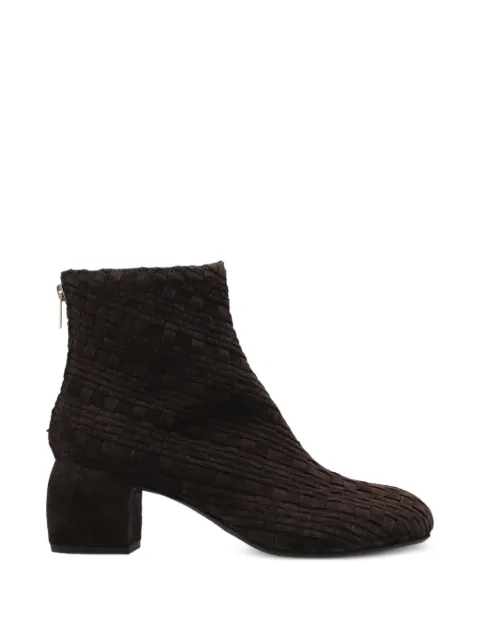 AGL Tina Woven ankle boots Brown D173502PGFERGU