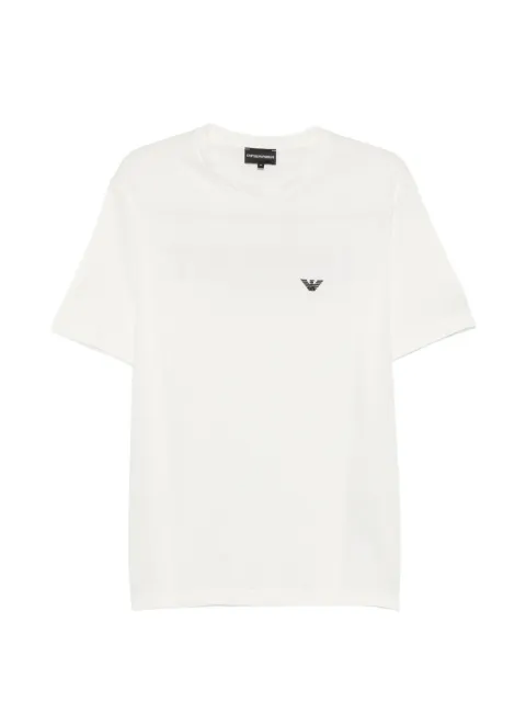 Emporio Armani logo-print crew-neck T-shirt White EM007287AF14795