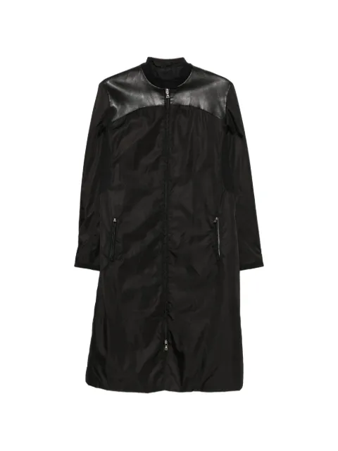 Prada Pre-Owned 1990s zip-up coat Black PR600CMD