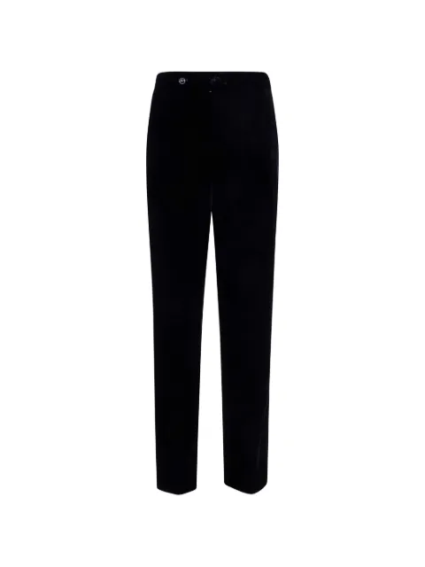 Giorgio Armani tailored-velvet trousers Black GM000558TE10046