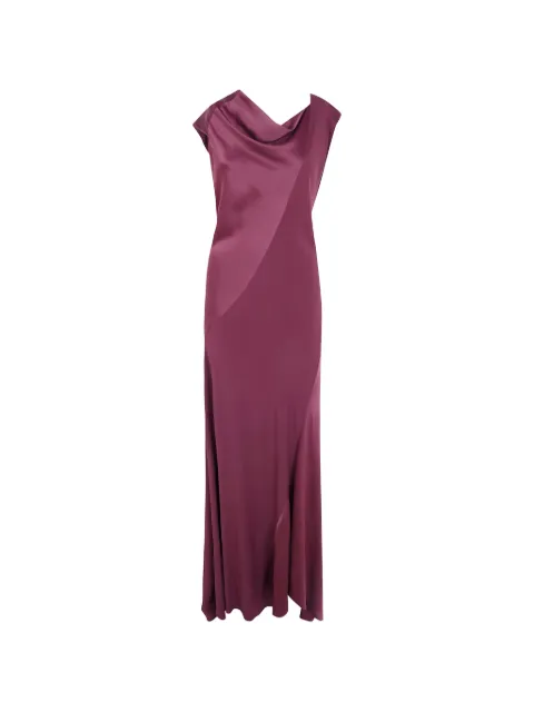 Alberta Ferretti sleeveless maxi dress Purple 04216627