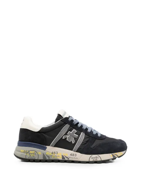 Premiata Lander logo-patch sneakers Blue LANDER8656