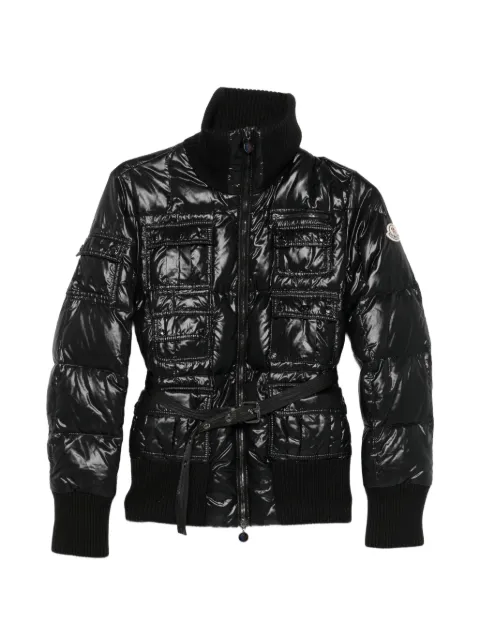 Moncler Vintage 2000s belted padded jacket Black MO350CMC
