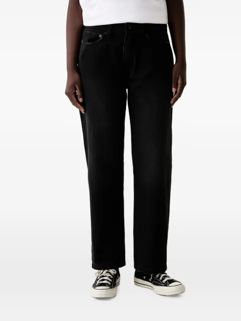 Vans straight-cut, mid-rise trousers check-5 Black VN0010941OD
