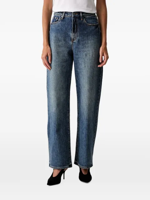 Armani Exchange faded straight-leg jeans Blue XW000100AF21360