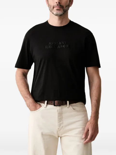 Armani Exchange logo-print T-shirt Black XM003031AF1
