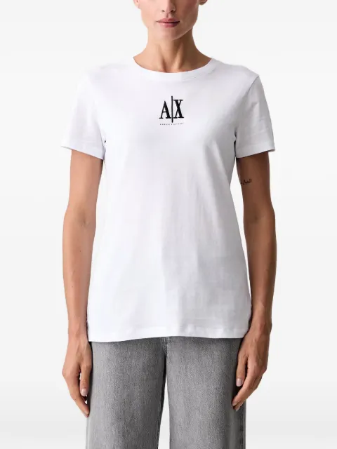Armani Exchange logo-embroidered T-shirt White XW003063AF10356