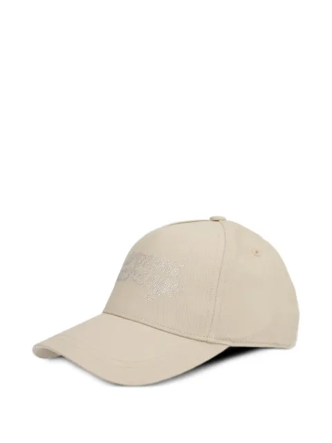 Armani Exchange rhinestone-logo baseball cap Neutrals XW003040AF15502