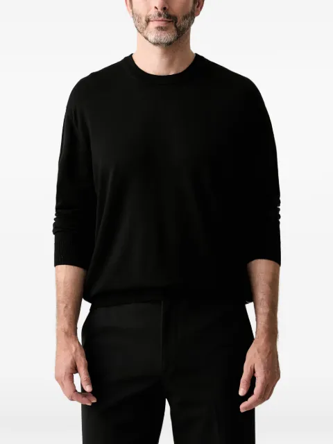 Armani Exchange logo-patch sweater Black XM001278AF10454