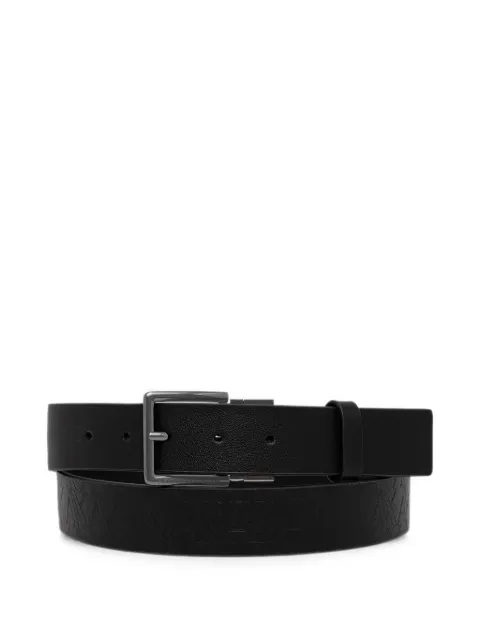 Armani Exchange logo-embossed reversible belt Black XM003371AF26729