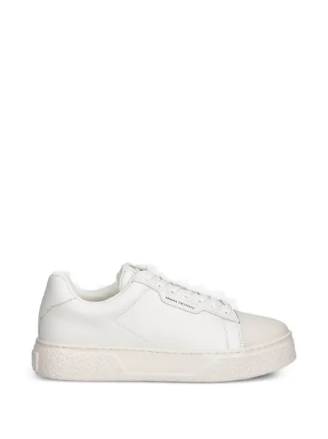 Armani Exchange low-top leather sneakers White XM001666AF31308M0029