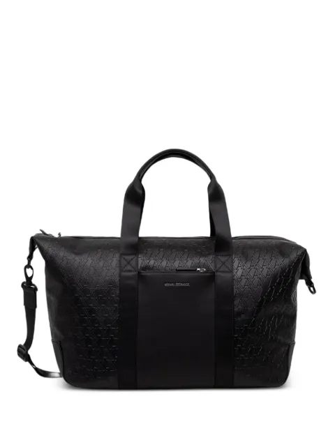 Armani Exchange logo-embossed holdall Black XM003162AF2