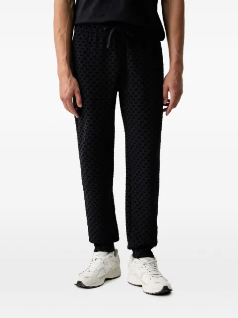 Armani Exchange logo-pattern track pants Black XM002904AF10818