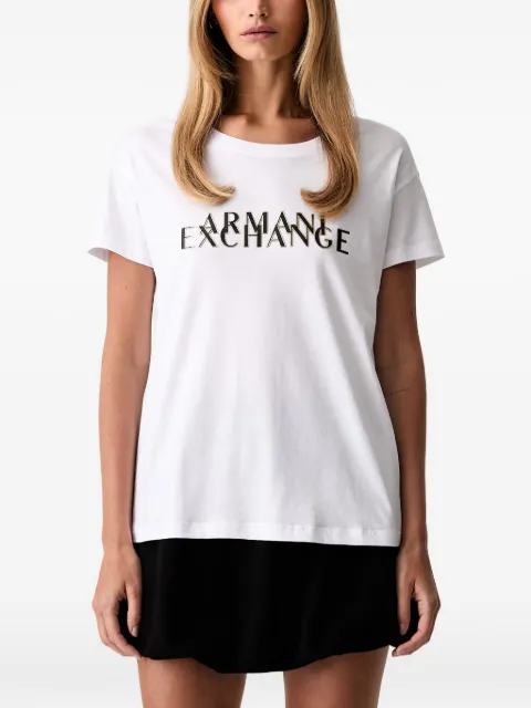 Armani Exchange logo-print T-shirt White XW002957AF1